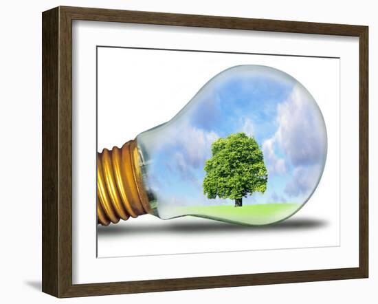 Sustainable Energy, Conceptual Image-Victor De Schwanberg-Framed Photographic Print