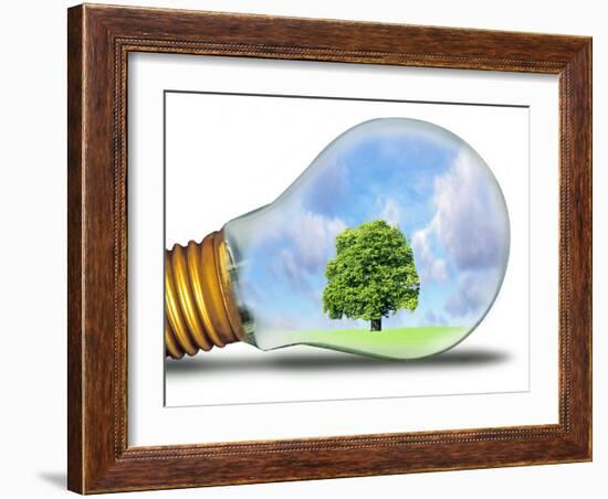 Sustainable Energy, Conceptual Image-Victor De Schwanberg-Framed Photographic Print