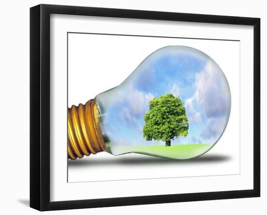 Sustainable Energy, Conceptual Image-Victor De Schwanberg-Framed Photographic Print