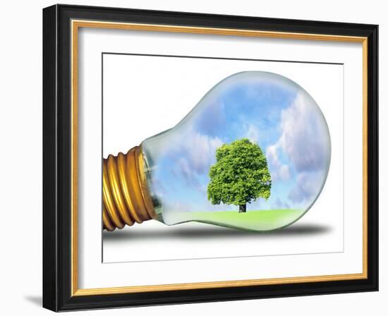 Sustainable Energy, Conceptual Image-Victor De Schwanberg-Framed Photographic Print