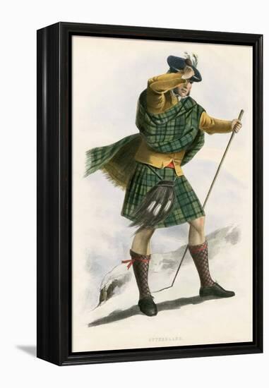 Sutherland , from the Clans of the Scottish Highlands, Pub.1845 (Colour Litho)-Robert Ronald McIan-Framed Premier Image Canvas