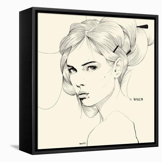 Sutileza-Manuel Rebollo-Framed Stretched Canvas