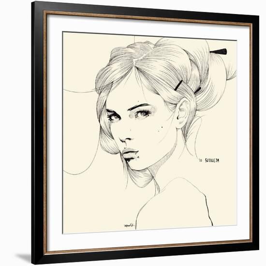 Sutileza-Manuel Rebollo-Framed Art Print