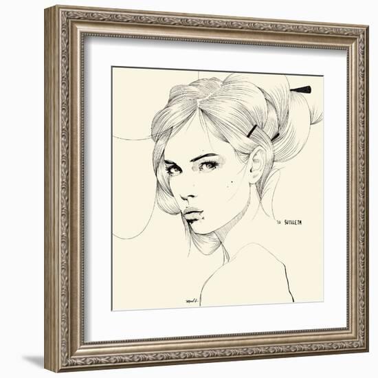 Sutileza-Manuel Rebollo-Framed Art Print