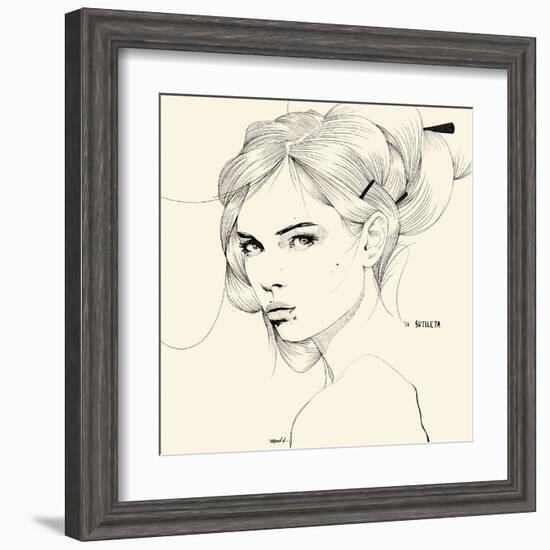 Sutileza-Manuel Rebollo-Framed Art Print