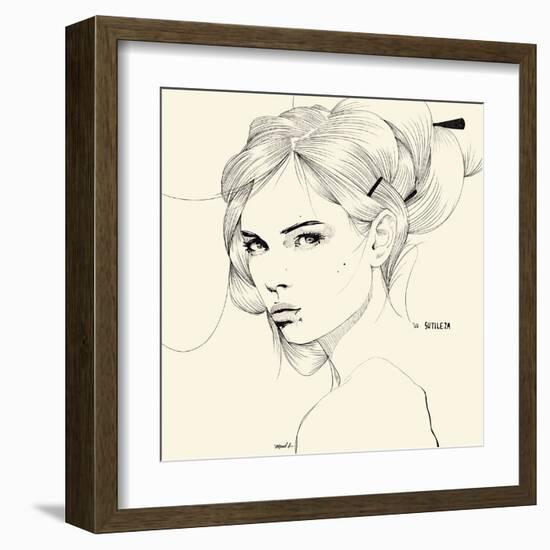 Sutileza-Manuel Rebollo-Framed Art Print