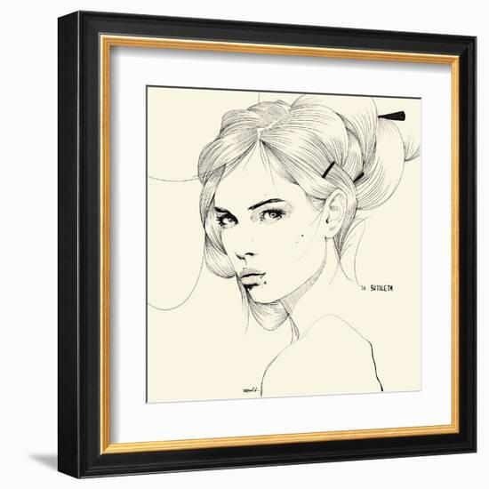 Sutileza-Manuel Rebollo-Framed Art Print