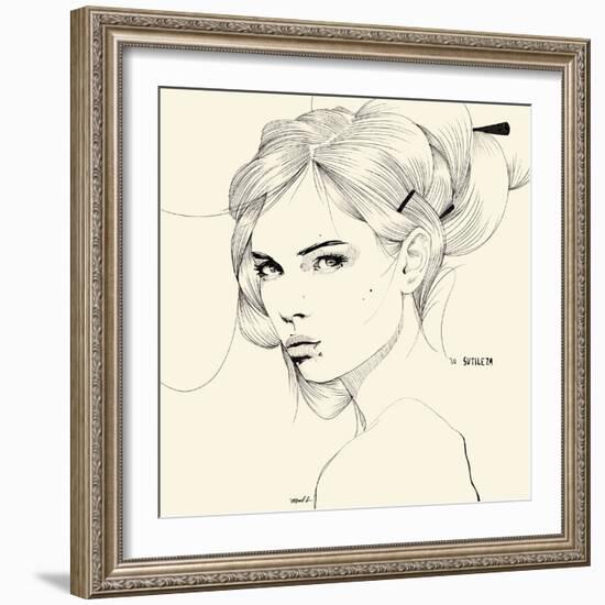 Sutileza-Manuel Rebollo-Framed Art Print