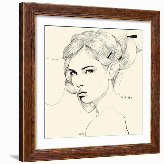 Sutileza-Manuel Rebollo-Framed Art Print