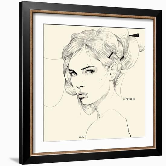 Sutileza-Manuel Rebollo-Framed Art Print