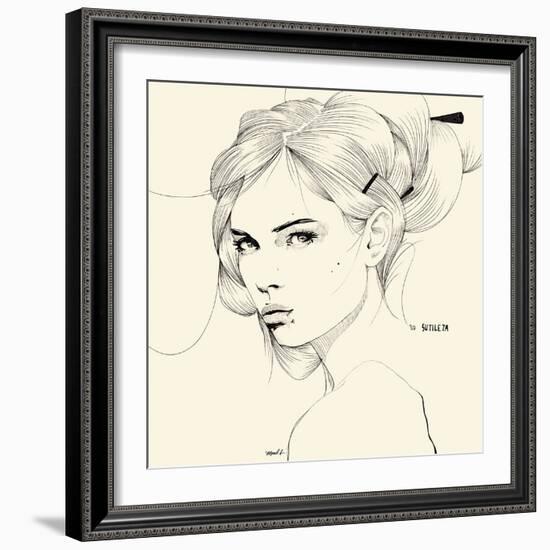 Sutileza-Manuel Rebollo-Framed Art Print