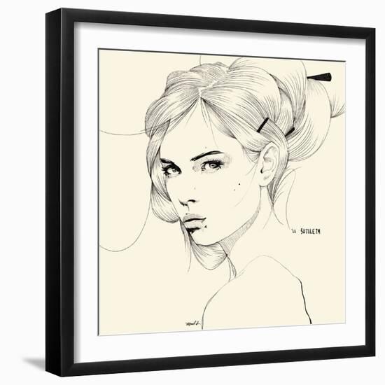 Sutileza-Manuel Rebollo-Framed Premium Giclee Print