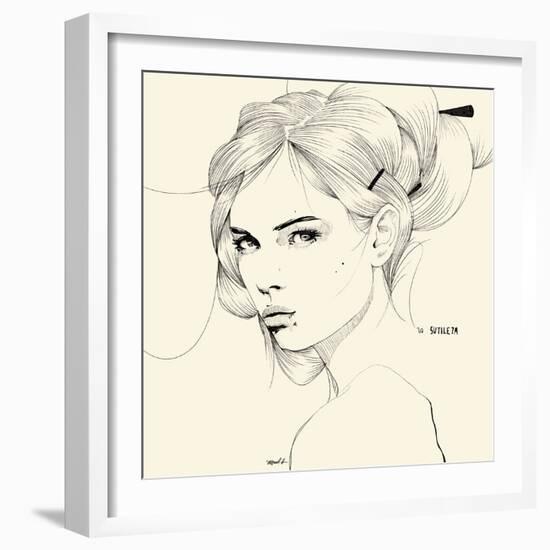 Sutileza-Manuel Rebollo-Framed Premium Giclee Print