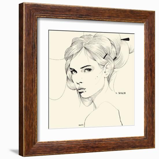 Sutileza-Manuel Rebollo-Framed Art Print