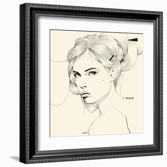 Sutileza-Manuel Rebollo-Framed Art Print