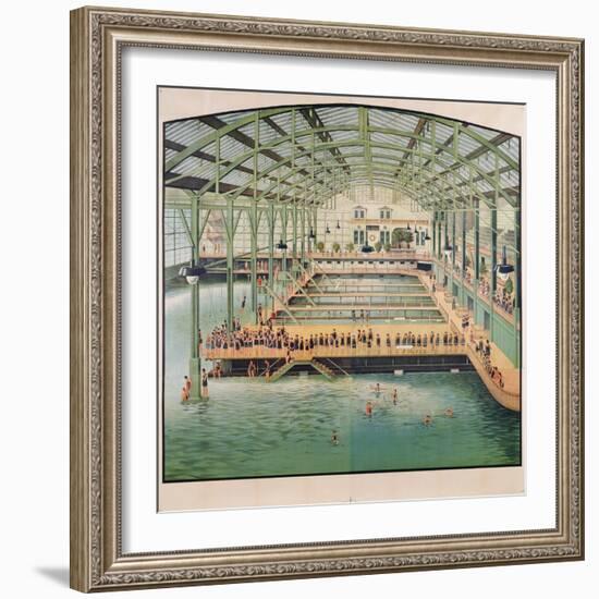 Sutro Baths, San Fransisco, C.1899-null-Framed Giclee Print