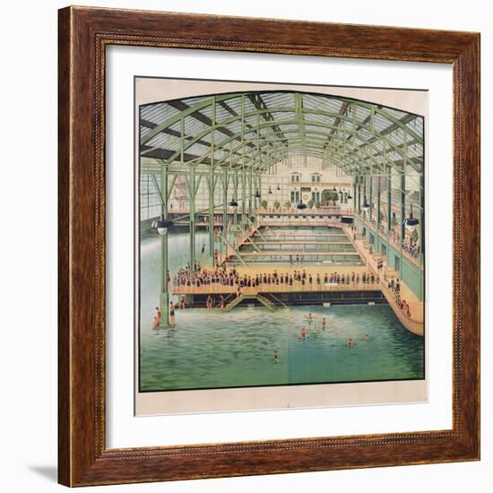 Sutro Baths, San Fransisco, C.1899-null-Framed Giclee Print