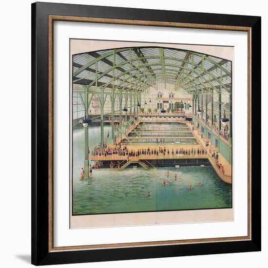 Sutro Baths, San Fransisco, C.1899-null-Framed Giclee Print