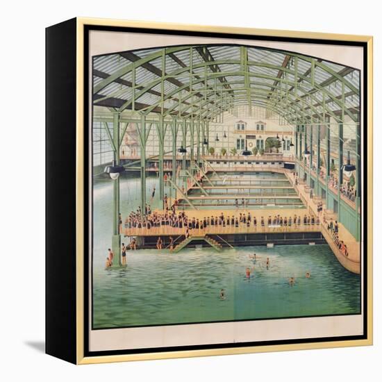 Sutro Baths, San Fransisco, C.1899-null-Framed Premier Image Canvas