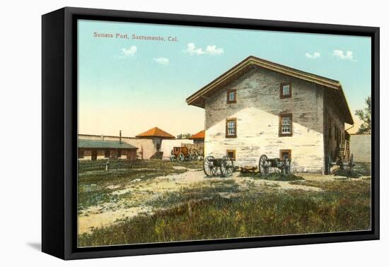 Sutter's Fort, Sacramento-null-Framed Stretched Canvas