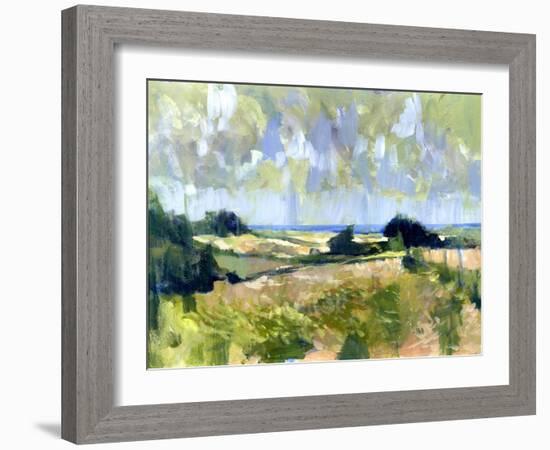 Sutton Downs View, 2007-Clive Metcalfe-Framed Giclee Print