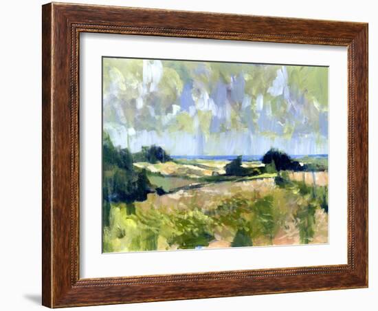 Sutton Downs View, 2007-Clive Metcalfe-Framed Giclee Print