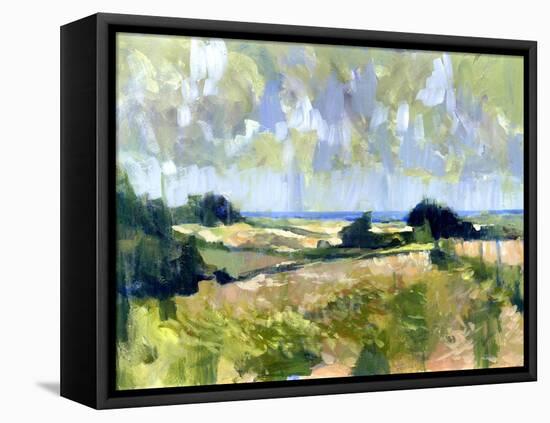 Sutton Downs View, 2007-Clive Metcalfe-Framed Premier Image Canvas