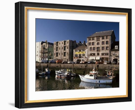 Sutton Harbour and Old Plymouth, Plymouth, Devon, England, United Kingdom-Ruth Tomlinson-Framed Photographic Print