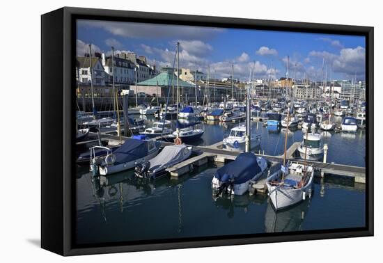 Sutton Harbour Marina, Plymouth, Devon, England, United Kingdom, Europe-Rob Cousins-Framed Premier Image Canvas