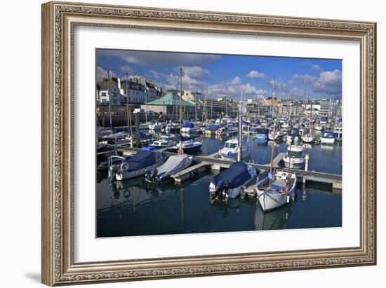 Sutton Harbour Marina, Plymouth, Devon, England, United Kingdom, Europe-Rob Cousins-Framed Photographic Print