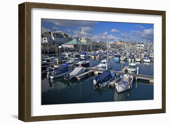 Sutton Harbour Marina, Plymouth, Devon, England, United Kingdom, Europe-Rob Cousins-Framed Photographic Print