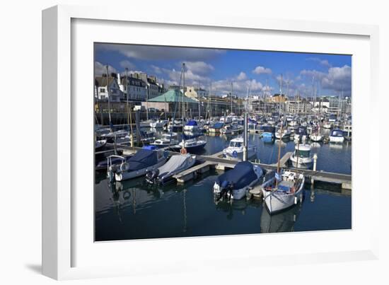 Sutton Harbour Marina, Plymouth, Devon, England, United Kingdom, Europe-Rob Cousins-Framed Photographic Print