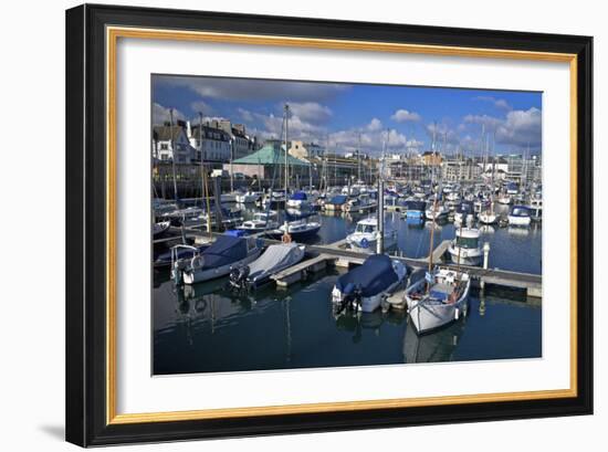 Sutton Harbour Marina, Plymouth, Devon, England, United Kingdom, Europe-Rob Cousins-Framed Photographic Print