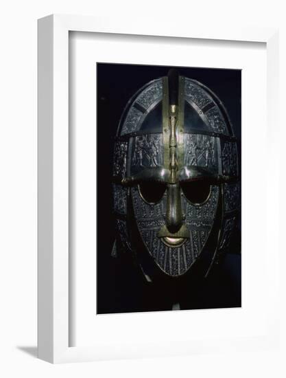 Sutton Hoo Helmet (reconstruction). Artist: Unknown-Unknown-Framed Photographic Print