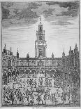 View from Greenwich Park, London, 1723-Sutton Nicholls-Framed Giclee Print