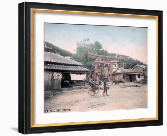 Suwayama Temple, Kobe, Japan-null-Framed Giclee Print