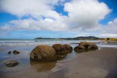 Moeraki Boulders, Koekohe Beach, Otago, South Island, New Zealand, Pacific-Suzan Moore-Premier Image Canvas