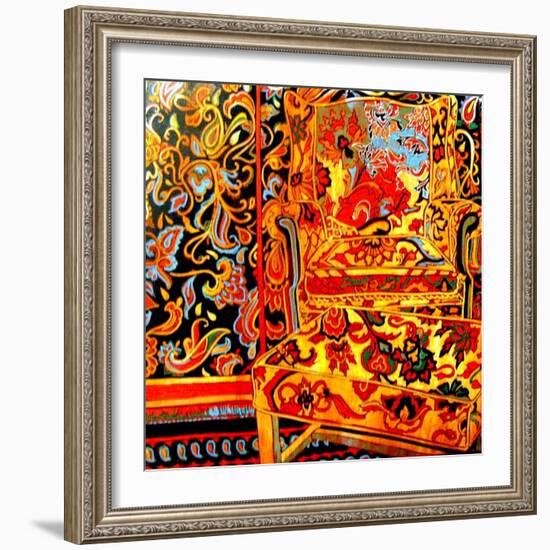 Suzani room-Linda Arthurs-Framed Giclee Print