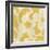 Suzani Silhouette in Yellow I-Chariklia Zarris-Framed Premium Giclee Print