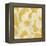 Suzani Silhouette in Yellow I-Chariklia Zarris-Framed Stretched Canvas