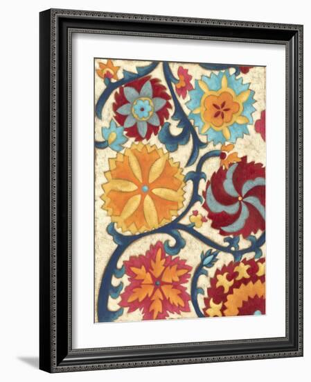 Suzani Splendor II-Chariklia Zarris-Framed Art Print