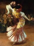 A Flamenco Dancer-Suzanne Daynes-Grassot-Solin-Framed Premier Image Canvas