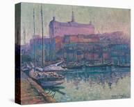 Le Bassin Louise, Quebec 1923-Suzanne Duquet-Stretched Canvas