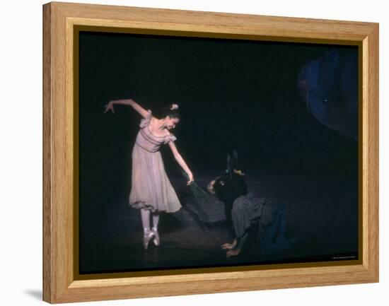 Suzanne Farrell in New York City Ballet Production of A Midsummer Night's Dream-Gjon Mili-Framed Premier Image Canvas