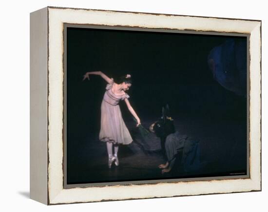 Suzanne Farrell in New York City Ballet Production of A Midsummer Night's Dream-Gjon Mili-Framed Premier Image Canvas