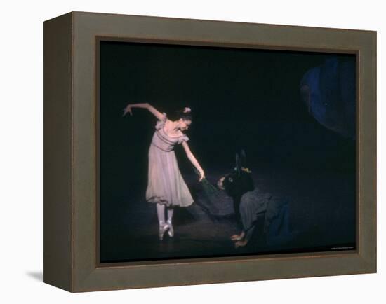 Suzanne Farrell in New York City Ballet Production of A Midsummer Night's Dream-Gjon Mili-Framed Premier Image Canvas