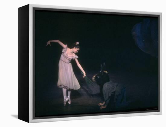 Suzanne Farrell in New York City Ballet Production of A Midsummer Night's Dream-Gjon Mili-Framed Premier Image Canvas