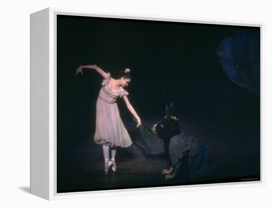 Suzanne Farrell in New York City Ballet Production of A Midsummer Night's Dream-Gjon Mili-Framed Premier Image Canvas