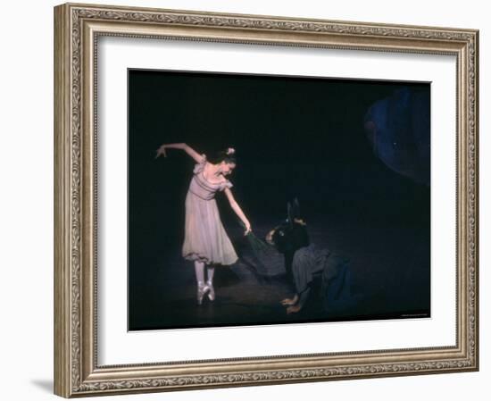 Suzanne Farrell in New York City Ballet Production of A Midsummer Night's Dream-Gjon Mili-Framed Premium Photographic Print