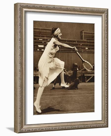 Suzanne Lenglen, 1919-null-Framed Giclee Print